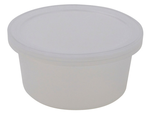 Container w Lid Natural, PPCO 4oz-DYL 453565