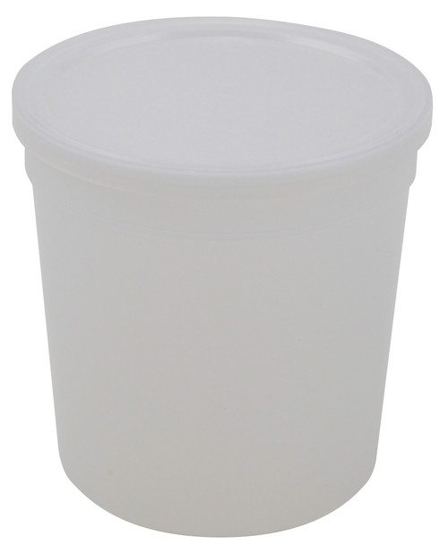 Container w Lid Natural, PPCO 16oz-DYL 453605