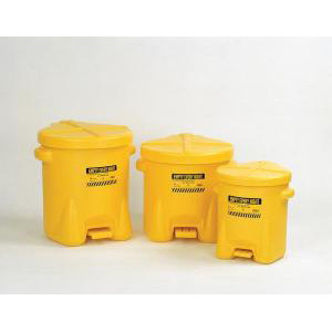 Polyethylene Oily Waste Cans. Eagle-EAGLE MFG 933FLY