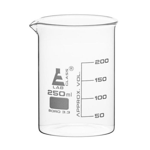 Eisco™ Beakers, Low Form, Spouted and graduated, Borosilicate Glass-EISCO CH0126E