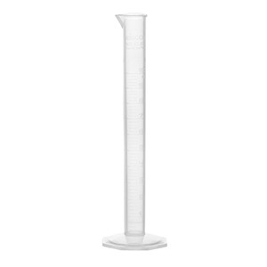 Polypropylene, Raised Graduations, Plastic Graduated Cylinder-EISCO CH0354B