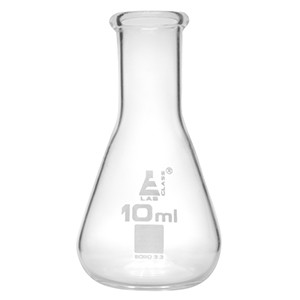 Narrow Neck, Glass Erlenmeyer Flask-EISCO CH0424B