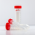 Diamond MAX Centrifuge Tube, 50mL, Attached Red Flat Top Screw Cap, PP, Printed Graduations, STERILE, Certified, 25/Cardboard Rack, 20 Racks/Unit-GLB 6298
