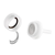 Filter Holders 25mm, open-face, Delrin Plastic, 6/pk-PALL 1107