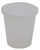Container w Lid Natural, PPCO 8oz-DYL 453595