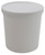 Container w Lid White, PPCO 68oz-DYL 454435
