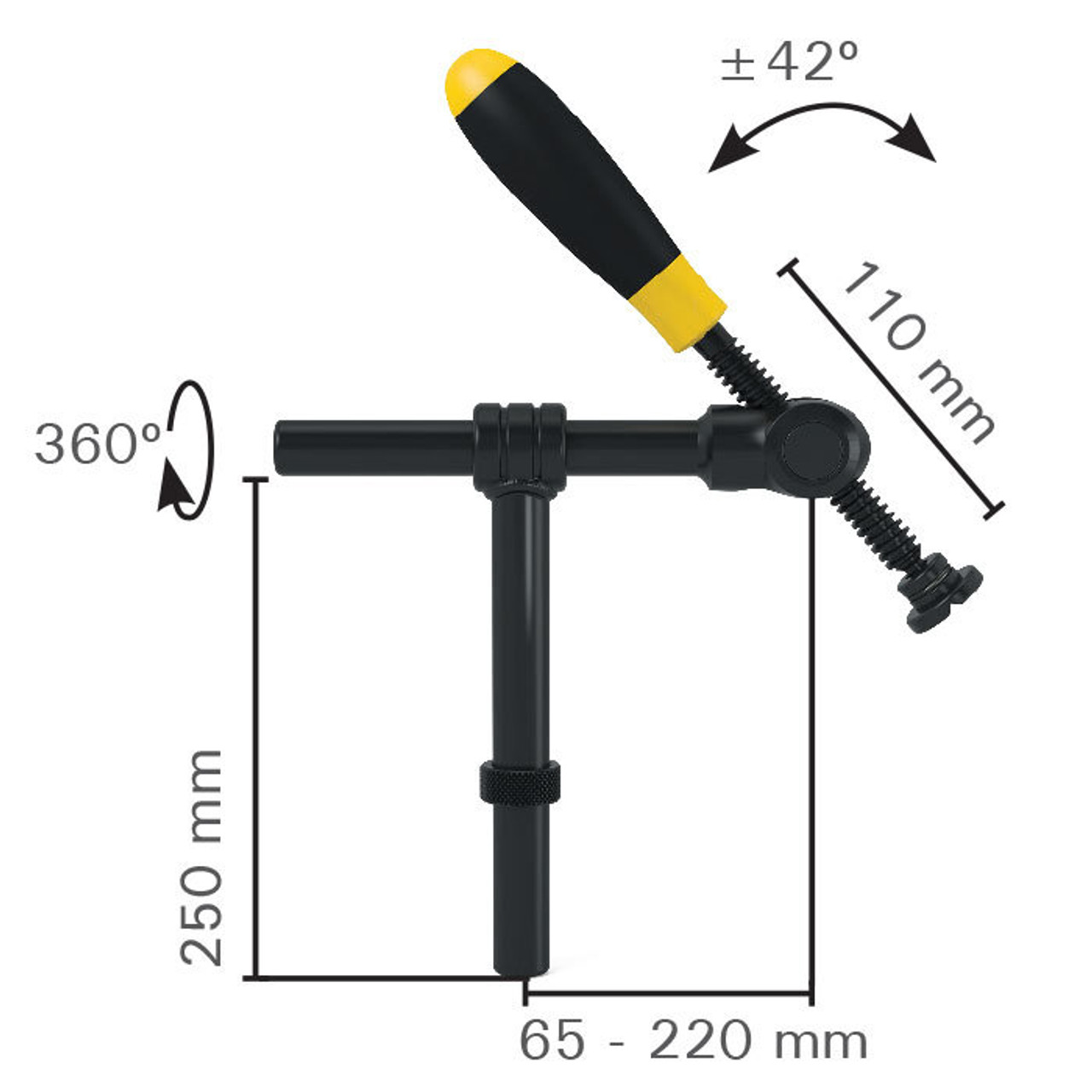 Siegmund 28 mm Table  Clamps, Stops and Bolts