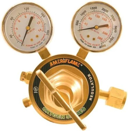 Ameriflame R450-540 HEAVY DUTY Oxygen Regulator 0-125