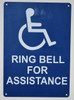 ring bell for assistance signage