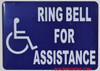blue doorbell