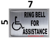 ring bell for assistance signage