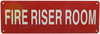 FIRE PUMP ROOM SIGN