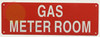 SIGN GAS METER ROOM