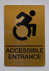 Accessible Entrance Directional Sign -Tactile Signs Tactile Signs  ADA-- THE SENSATION LINE  Braille sign