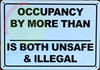 OCCUPANCY BY MORE THAN