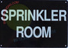 SPRINKLER ROOM Signage