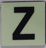 Glow in dark Number Z sign The Liberty Line
