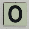 Glow in dark Number O sign The Liberty Line