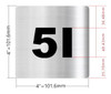 Apartment number 5I