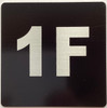 Signage Apartment number 1F