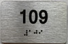 apartment number 109 sign