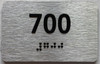 apartment number 700 sign