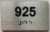 apartment number 925 sign