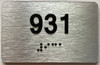 apartment number 931 sign