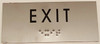 EXIT Sign -Tactile Signs   Ada sign