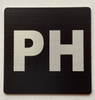 Sign Apartment number /DOOR NUMBER Black, with double sided tape-The Broadway Line (PH)