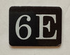 Mailbox Number Unit 6E
