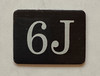Mailbox Number Unit 6J