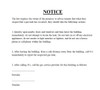 Gas leak notice (word Doc file)