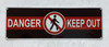 FD DANGER KEEP OUT SIGN