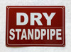 DRY STANDPIPE COMPLIANCE SIGN