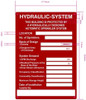 FD THIS BUILDING IS PROTECTED BY HYDRAULIC SYSTEM SIGN