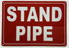 NYC STAND PIPE SIGN