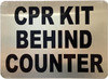 HPD CPR KIT BEHIND COUNTER SIGN FOR RESTURANT NYC