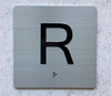 ELEVATOR R FLOOR SIGN