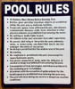 HPD POOLS RULES SIGN