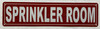 NYC SPRINKLER ROOM SIGN