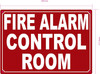 NYC FIRE ALARM CONTROL ROOM SIGN