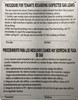 HPD GAS LEAN NOTICE SAFETY SIGNS