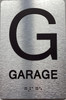 FLOOR GROUNF SIGN WITH RAISED LETTERS