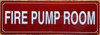 HPD FIRE PUMP ROOM SIGN