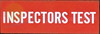 FD INSPECTORS TEST STICKER SIGN