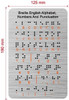 HPD BRAILLE ALPHABET & WORDS BOARD WITH STURDY RAISED DOTS