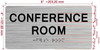 FD CONFERENCE ROOM SIGN WITH RAISED LETTERS