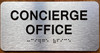 CONCIERGE OFFICE SIGN WITH RAISED LETTERS
