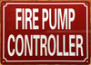 FIRE PUMP CONTROLLER SIGN